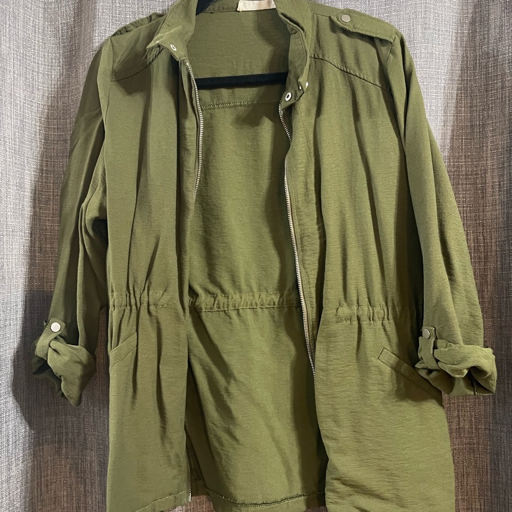 Elodie Utility Jacket in Olive